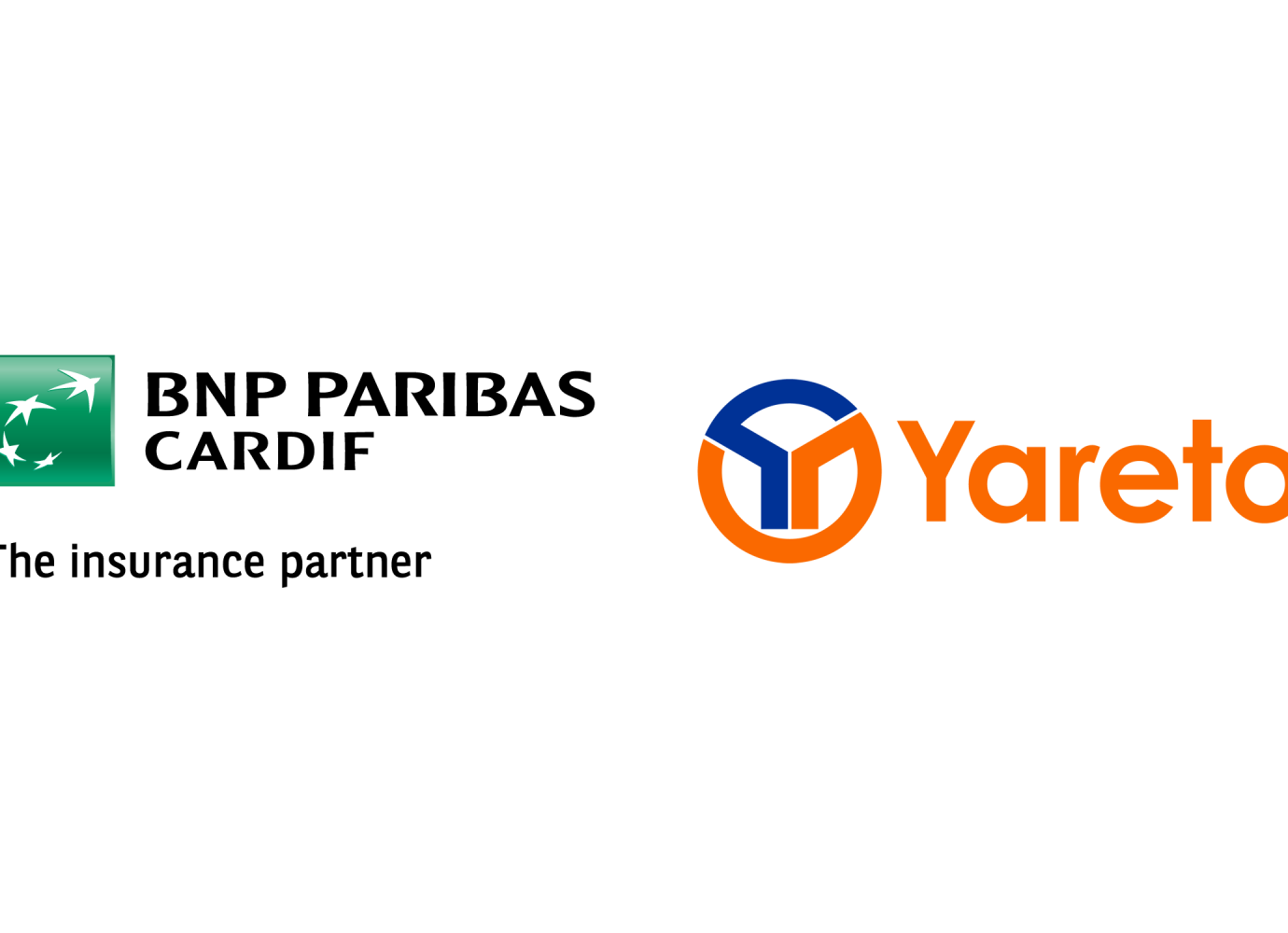 Logos: BNP Paribas Cardif - The insurance partner und Yareto